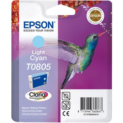 Epson T0805-C13T08054020 Açık Cyan Original Cartridge - EPSON