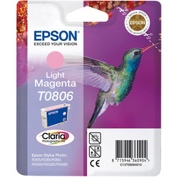 EPSON - Epson T0806-C13T08064020 Açık Kırmızı Orjinal Kartuş