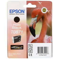Epson T0871-C13T08714020 Foto Black Original Cartridge - EPSON