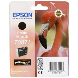 EPSON - Epson T0871-C13T08714020 Foto Siyah Orjinal Kartuş