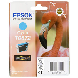 EPSON - Epson T0872-C13T08724020 Mavi Orjinal Kartuş