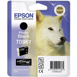 EPSON - Epson T0961-C13T09614020 Siyah Orjinal Kartuş