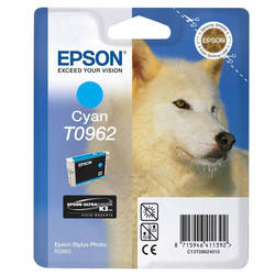 Epson T0962-C13T09624020 Cyan Original Cartridge - 1