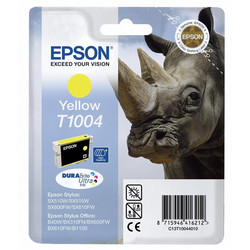 EPSON - Epson T1004-C13T10044020 Sarı Orjinal Kartuş