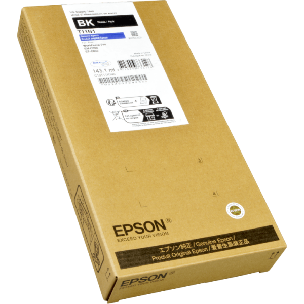 Epson T11N1-C13T11N140 Siyah Orijinal Kartuş - 1