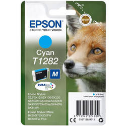 Epson T1282-C13T12824020 Cyan Original Cartridge - 1