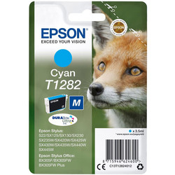 EPSON - Epson T1282-C13T12824020 Mavi Orjinal Kartuş