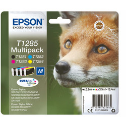 EPSON - Epson T1285-C13T12854020 Orjinal Kartuş Avantaj Paketi
