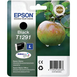 Epson T1291-C13T12914020 Black Original Cartridge - EPSON