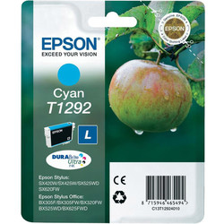 Epson T1292-C13T12924010 Cyan Original Cartridge - EPSON