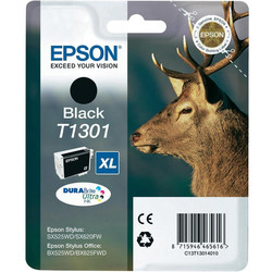 Epson T1301-C13T13014020 Black Original Cartridge - EPSON