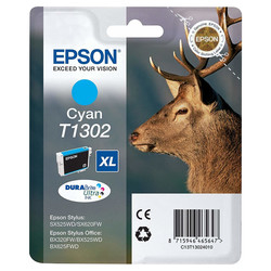 EPSON - Epson T1302-C13T13024020 Mavi Orjinal Kartuş