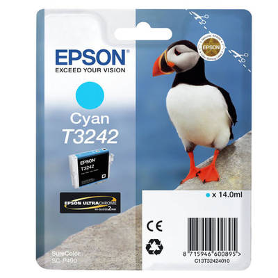 Epson T3242-C13T32424010 Cyan Original Cartridge - 1