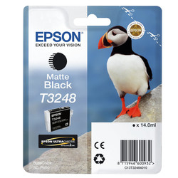 Epson T3248-C13T32484010 Mat Black Original Cartridge - EPSON