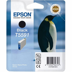Epson T5591-C13T55914020 Black Original Cartridge - EPSON