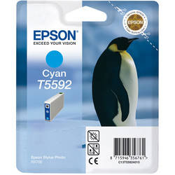 Epson T5592-C13T55924020 Cyan Original Cartridge - 1