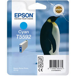 Epson T5592-C13T55924020 Mavi Orjinal Kartuş