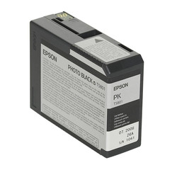 EPSON - Epson T5801-C13T580100 Foto Siyah Orjinal Kartuş