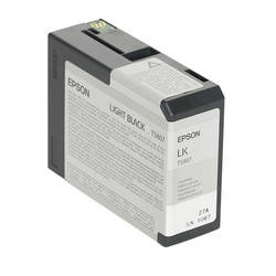 Epson T5807-C13T580700 Açık Siyah Orjinal Kartuş