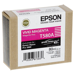 EPSON - Epson T580A-C13T580A00 Kırmızı Orjinal Kartuş