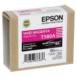 Epson T580A-C13T580A00 Magenta Original Cartridge - EPSON