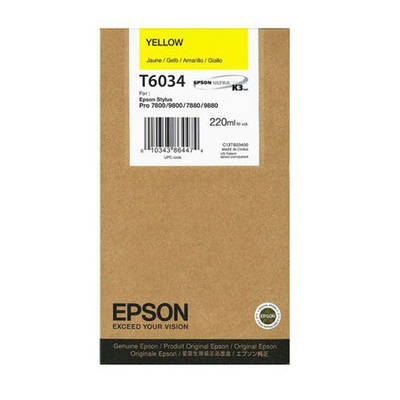 Epson T6034-C13T603400 Sarı Orjinal Kartuş