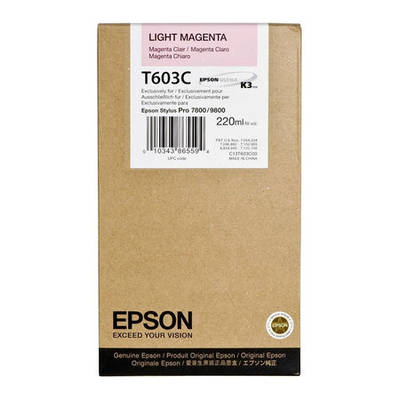 Epson T603C-C13T603C00 Açık Kırmızı Orjinal Kartuş