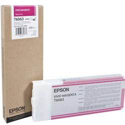 EPSON - Epson T6063-C13T606300 Kırmızı Orjinal Kartuş