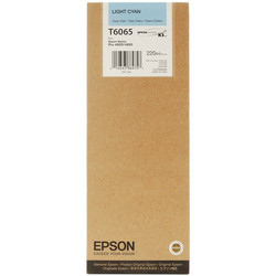 EPSON - Epson T6065-C13T606500 Açık Mavi Orjinal Kartuş