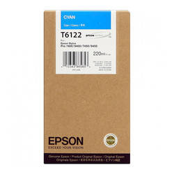 Epson T6122-C13T612200 Cyan Original Cartridge - 1