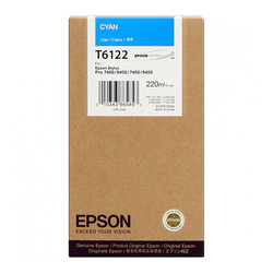 EPSON - Epson T6122-C13T612200 Mavi Orjinal Kartuş