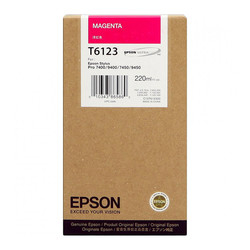 EPSON - Epson T6123-C13T612300 Kırmızı Orjinal Kartuş