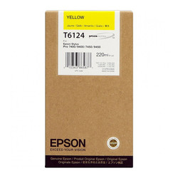 EPSON - Epson T6124-C13T612400 Sarı Orjinal Kartuş