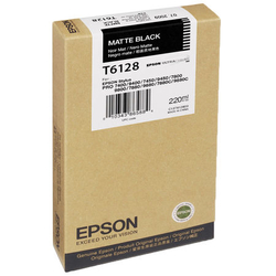 Epson T6128-C13T612800 Mat Black Original Cartridge - EPSON