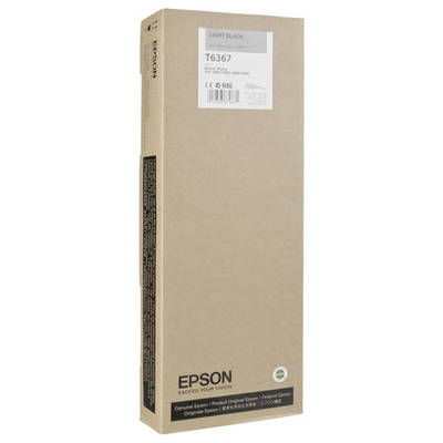 Epson T6367-C13T636700 Açık Siyah Orjinal Kartuş