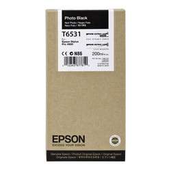 EPSON - Epson T6531-C13T653100 Foto Siyah Orjinal Kartuş