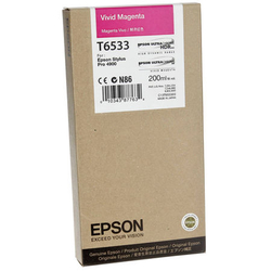 EPSON - Epson T6533-C13T653300 Kırmızı Orjinal Kartuş