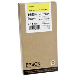 EPSON - Epson T6534-C13T653400 Sarı Orjinal Kartuş