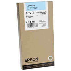 EPSON - Epson T6535-C13T653500 Açık Mavi Orjinal Kartuş