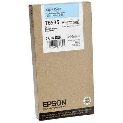 Epson T6535-C13T653500 Açık Mavi Orjinal Kartuş