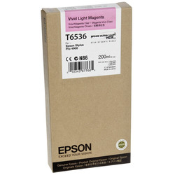 EPSON - Epson T6536-C13T653600 Açık Kırmızı Orjinal Kartuş