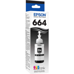 Epson T6641-C13T66414A Black Original Ink - EPSON