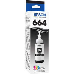 EPSON - Epson T6641-C13T66414A Siyah Orjinal Mürekkep
