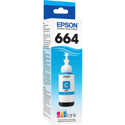 Epson T6642-C13T66424A Mavi Orjinal Mürekkep - Thumbnail