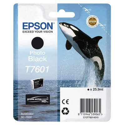 Epson T7601-C13T76014010 Foto Siyah Orjinal Kartuş - 1