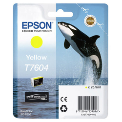 EPSON - Epson T7604-C13T76044010 Sarı Orjinal Kartuş