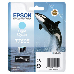 Epson T7605-C13T76054010 Açık Cyan Original Cartridge - EPSON