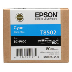 Epson T8502-C13T850200 Cyan Original Cartridge - 1