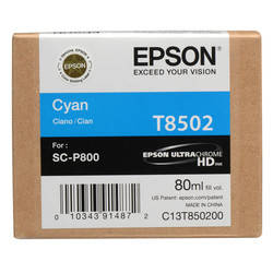 Epson T8502-C13T850200 Cyan Original Cartridge - 1