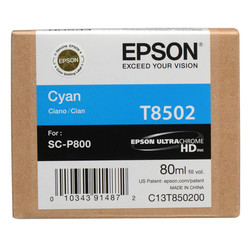 EPSON - Epson T8502-C13T850200 Mavi Orjinal Kartuş